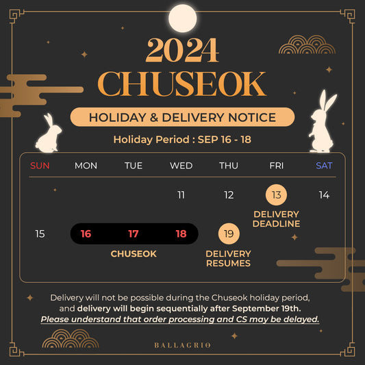 NOTICE | 🌕 CHUSEOK HOLIDAY NOTICE 🐇