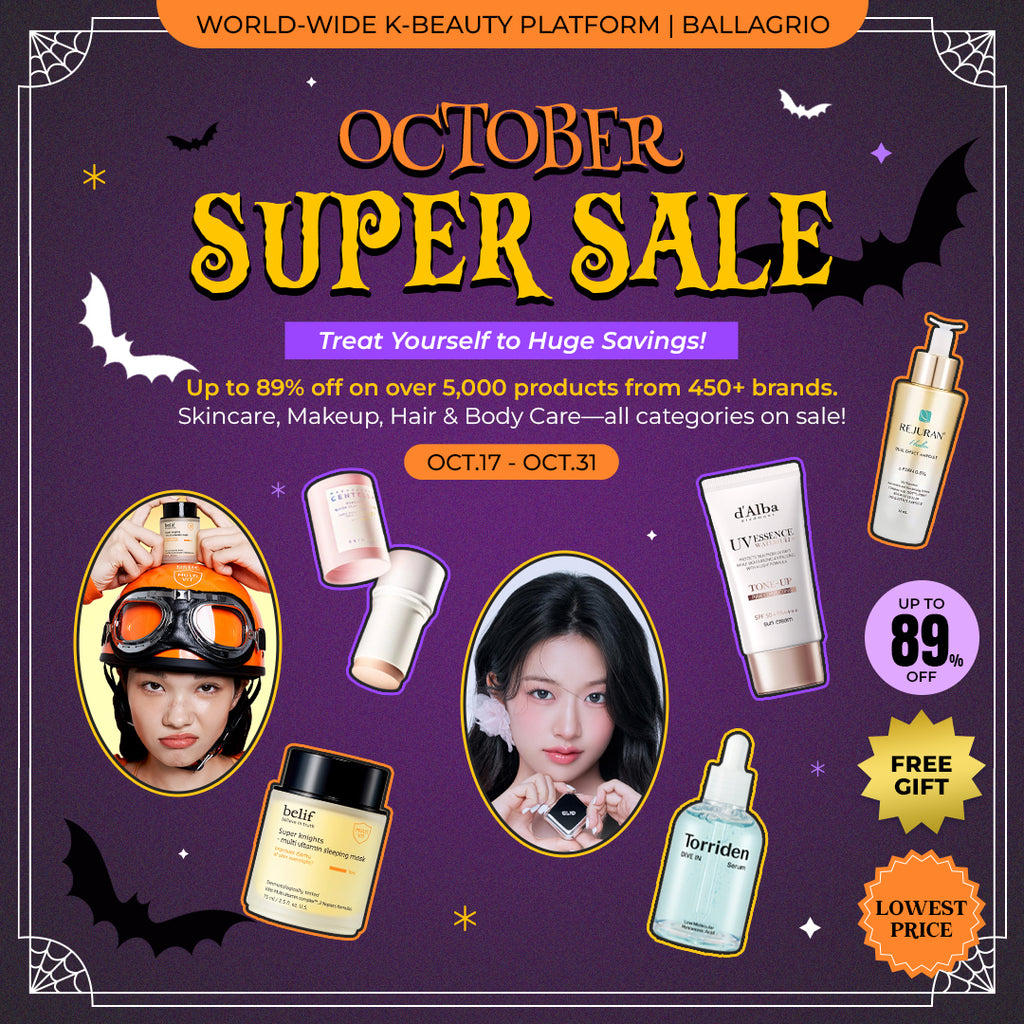 PROMOTION | 🎃 OCTOBER SUPER SALE 🎃 Up to 89% OFF EVERYTHING at Ballagrio!