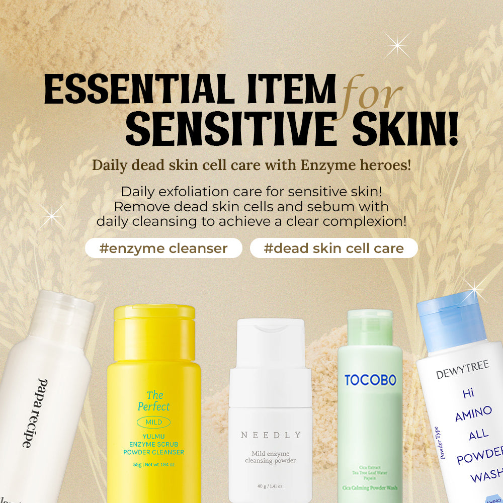 NEWSLETTER | 🧼CARE WITH ENZYME🧽 New Heroes for Sensitive Skin!