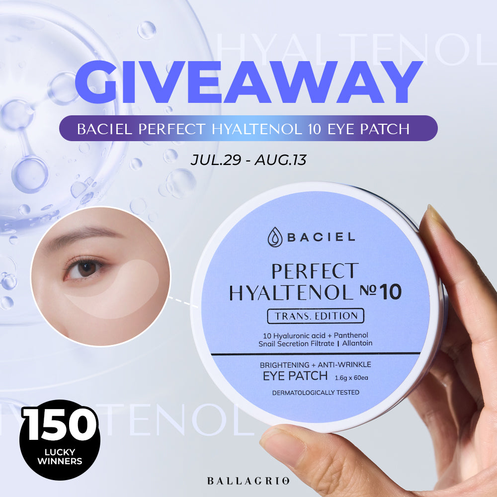 GIVEAWAY | BACIEL PERFECT HYALTENOL 10 EYE PATCH💜