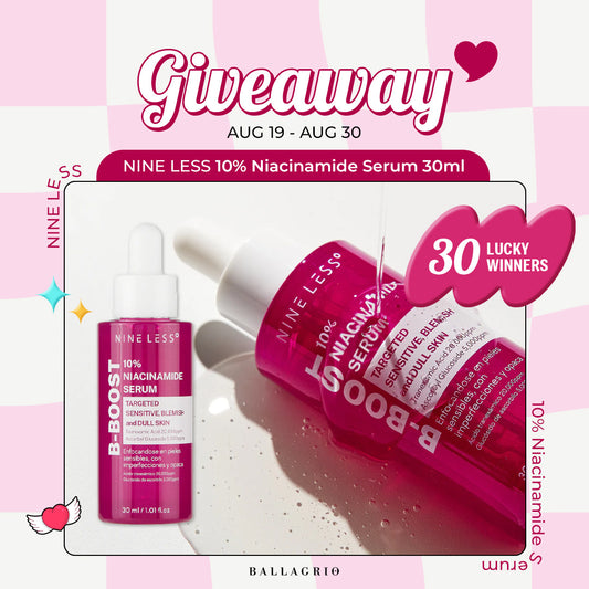 GIVEAWAY | NINELESS B-Boost 10% Niacinamide Serum 30ml