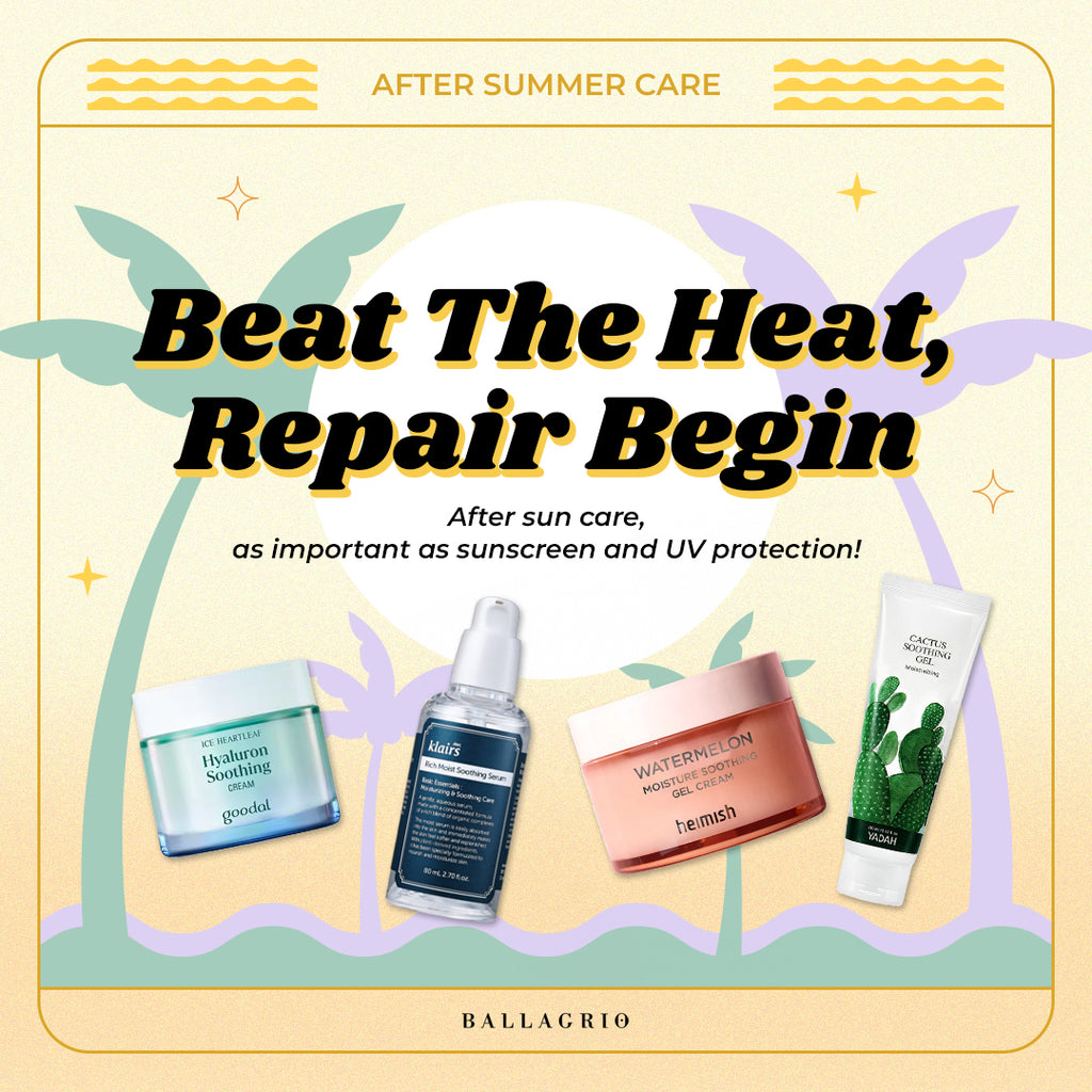 NEWSLETTER | 👋 GOOD BYE SUMMER 🌊 After sun care, as important as sunscreen and UV protection!