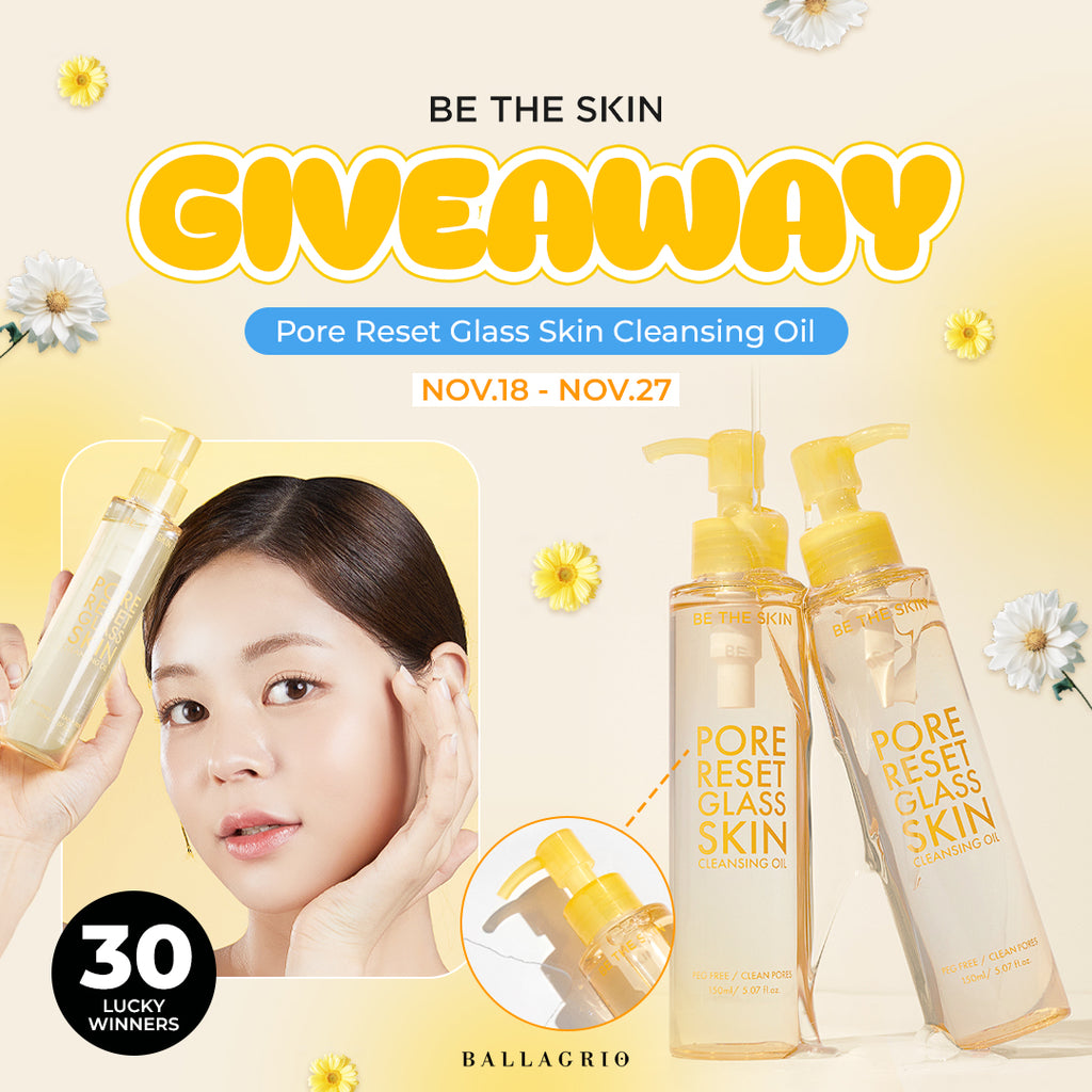 GIVEAWAY | BE THE SKIN Pore Reset Glass Skin Cleansing Oil