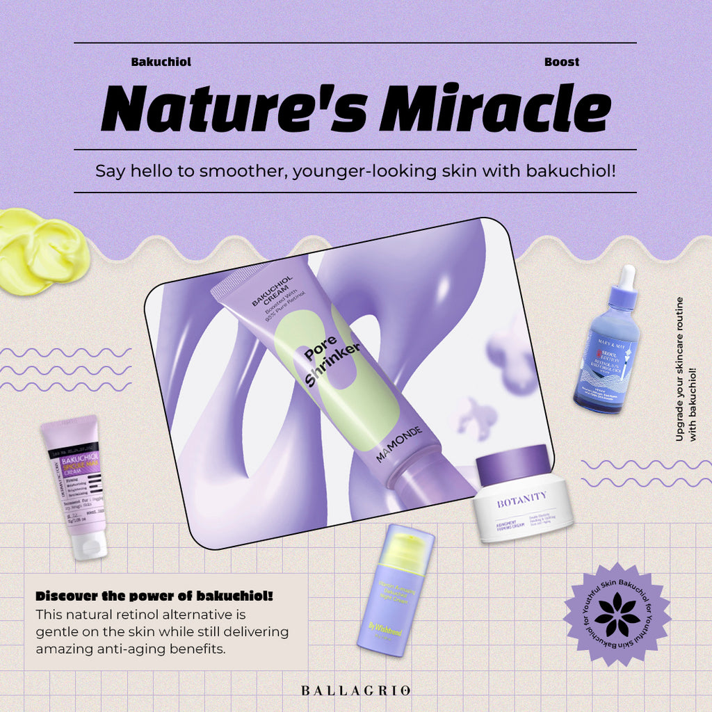 NEWSLETTER | 🪻NATURE's MIRACLE🪻Discover the power of bakuchiol!