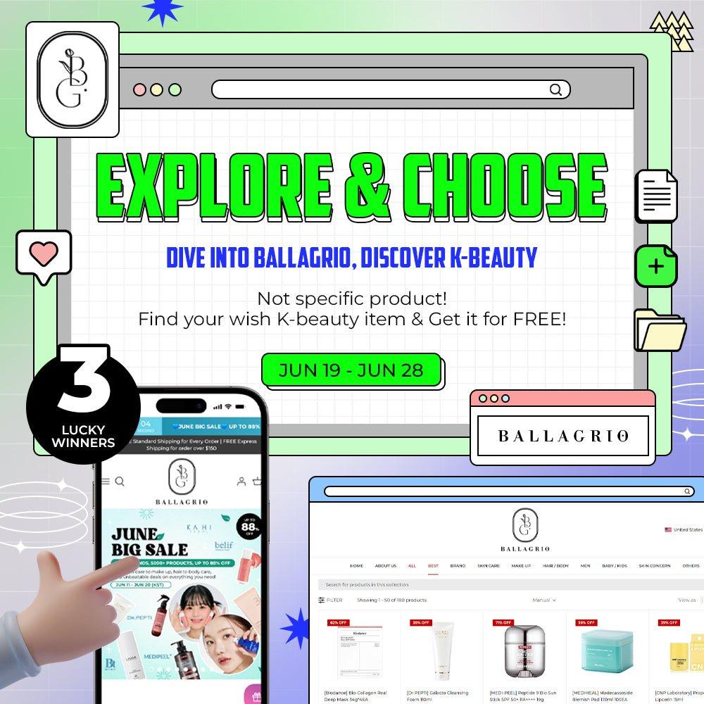 GIVEAWAY | EXPLORE & CHOOSE! - Ballagrio