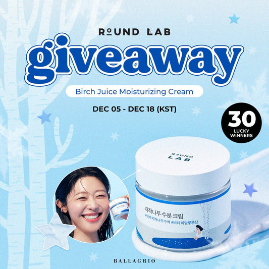 GIVEAWAY | ROUND LAB Birch Juice Moisturizing Cream 80ml - Ballagrio