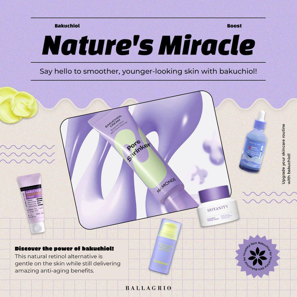 NEWSLETTER | 🪻NATURE's MIRACLE🪻Discover the power of bakuchiol! - Ballagrio