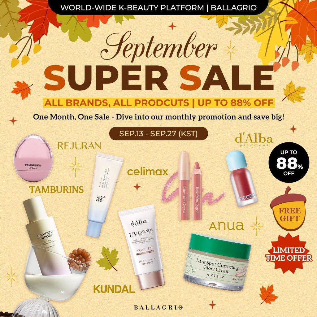 PROMOTION | 🧡 SEPTEMBER SUPER SALE 🧡 Up to 88% off on all products! - Ballagrio