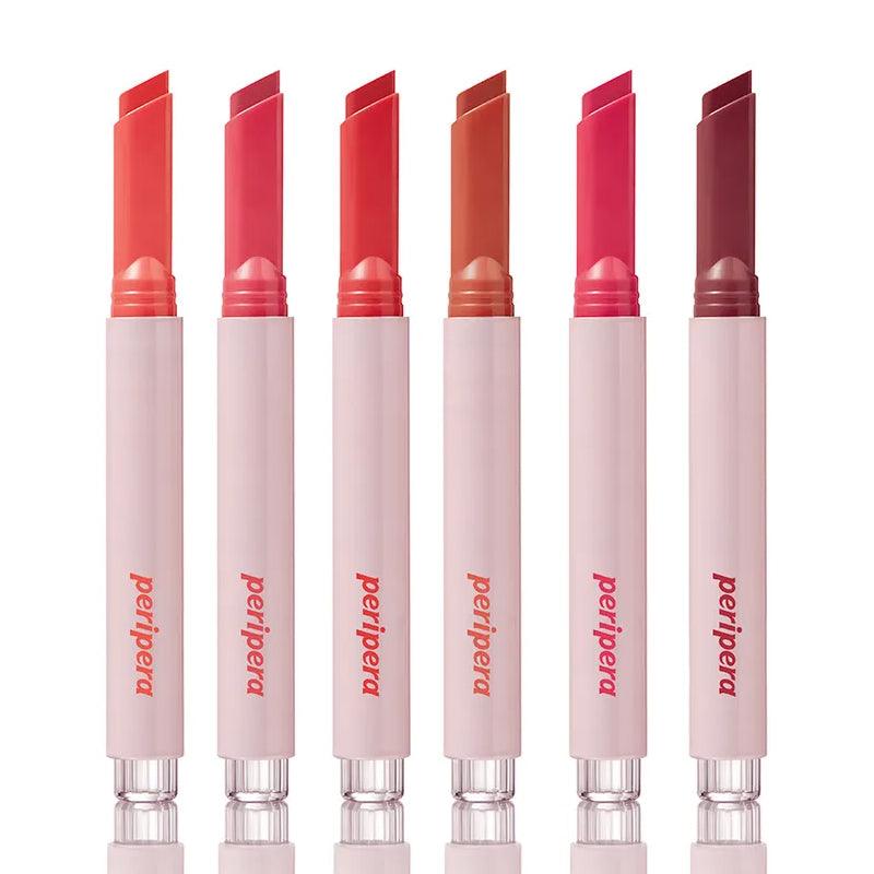 [peripera] Heart Jam Glow Lip (6 Colors) 1.4g – Ballagrio