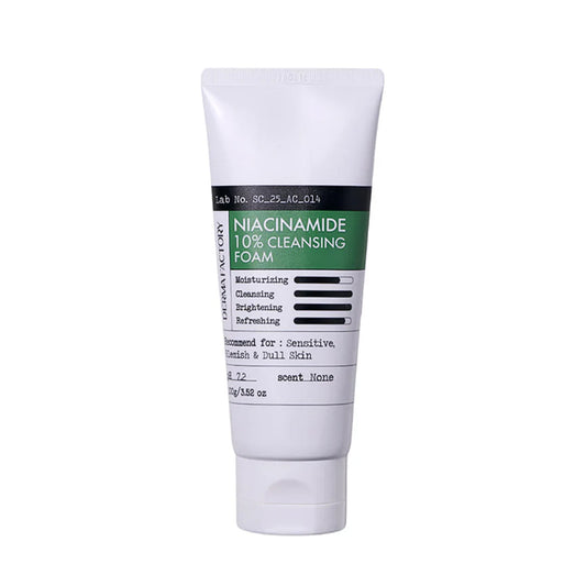 [DERMA FACTORY] Niacinamide 10% Cleansing Foam 100g