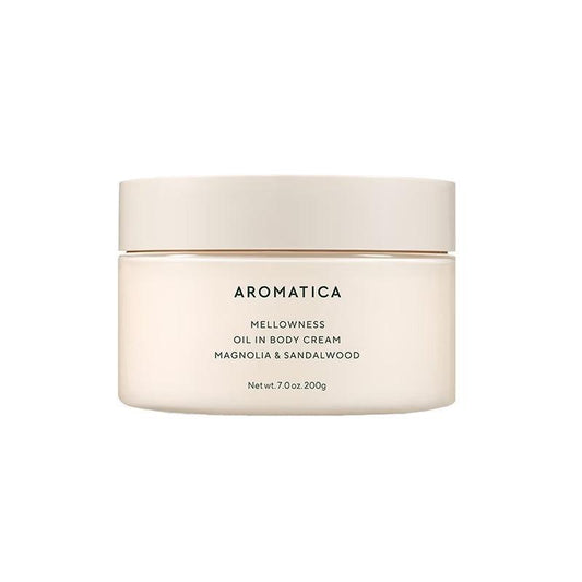 [AROMATICA] Mellowness Oil In Body Cream Magnolia & Sandalwood 200g