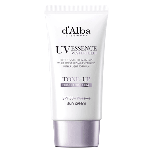 [d'Alba] Waterfull UV Essence Tone Up Sun Cream Purple Correcting SPF 50+ PA++++ 50ml