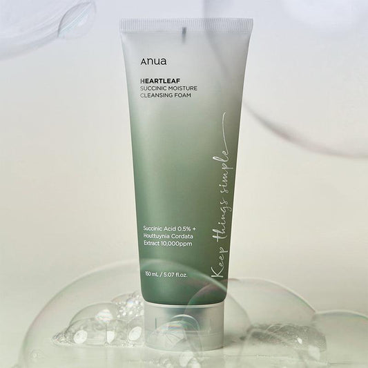 [Anua] Heartleaf Succinic Moisture Cleansing Foam 150ml