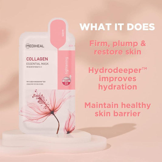 [MEDIHEAL] Collagen Essential Mask 24ml*10EA