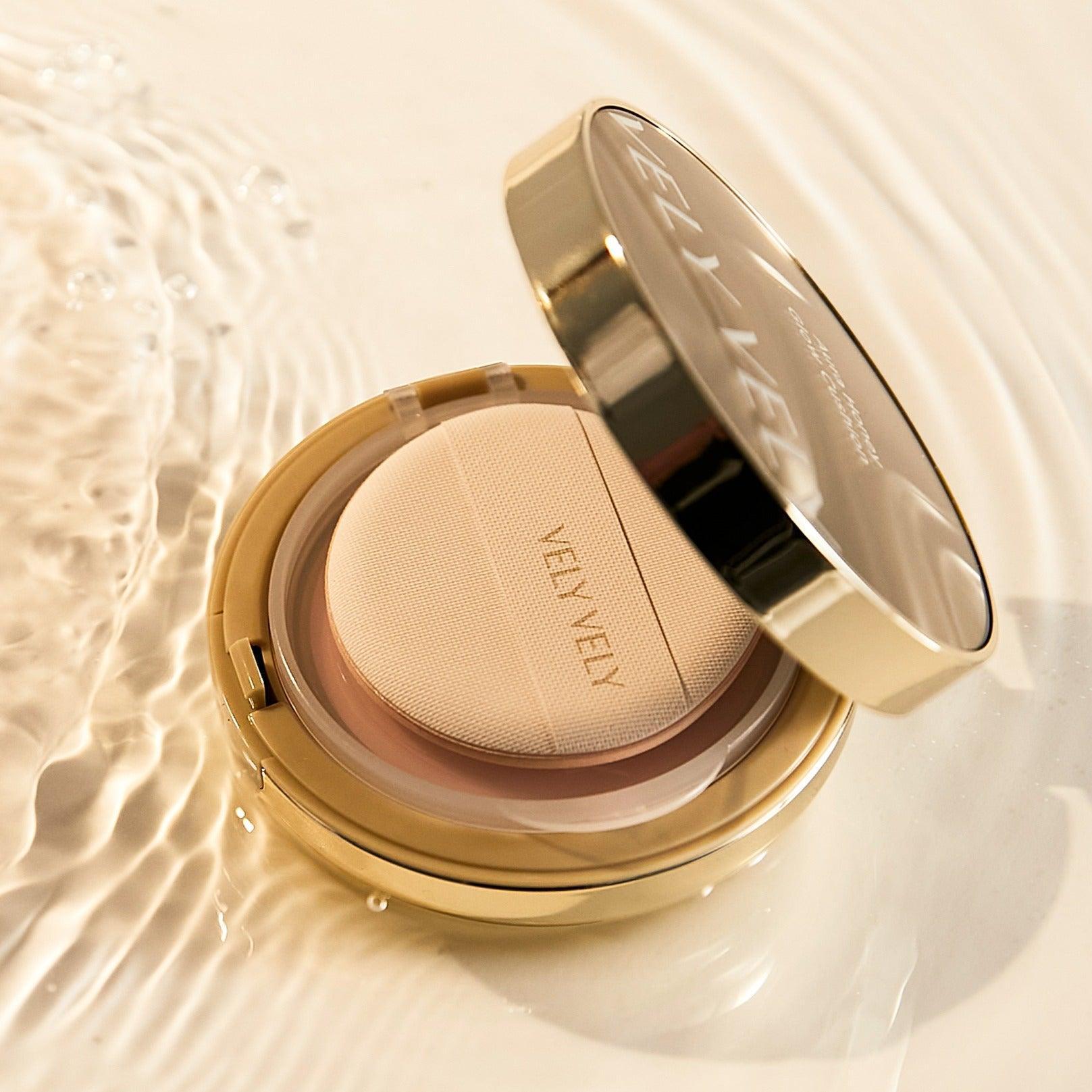 VELY VELY] Aura Honey Glow Cushion (2 Colors) SPF 50+ PA+++ 15g – Ballagrio