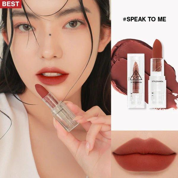 [3CE] Soft Matte Lipstick (25 Colors) 3.5g - Ballagrio