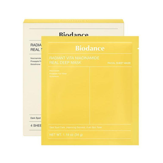 [Biodance] Radiant Vita Niacinamide Real Deep Mask 34g