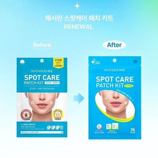 [HATHERINE] Spot Care Patch Kit (2 Types Spot Patch Duo) 76 Patches