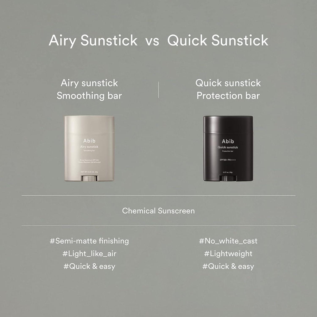 [Abib] Airy Sunstick Smoothing Bar SPF 50+ PA++++ 23g - Ballagrio