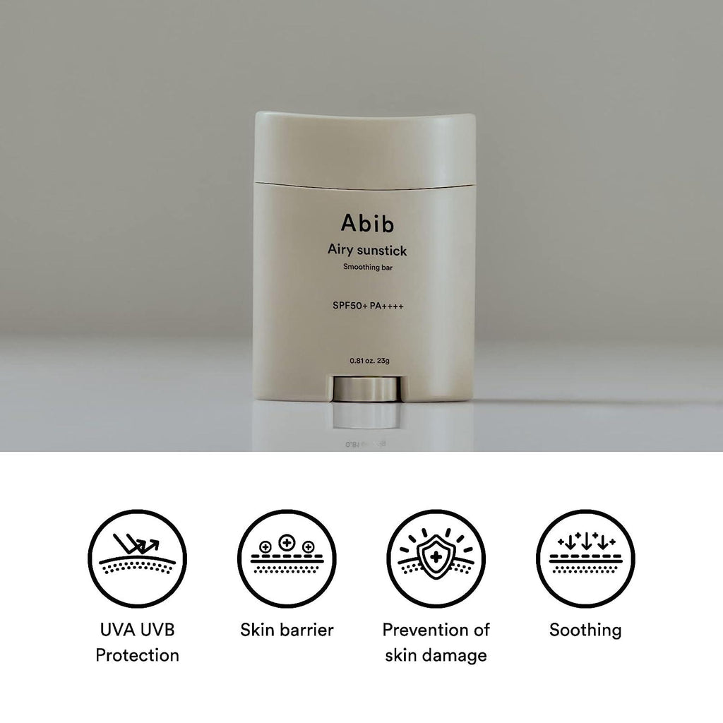 [Abib] Airy Sunstick Smoothing Bar SPF 50+ PA++++ 23g - Ballagrio