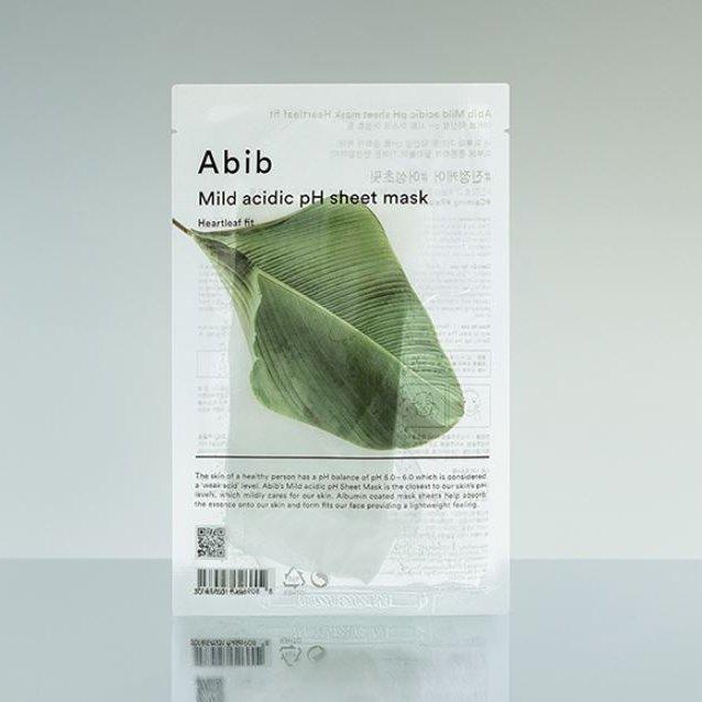 [Abib] Mild Acidic pH Sheet Mask #Heartleaft Fit 10EA - Ballagrio