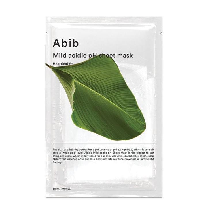 [Abib] Mild Acidic pH Sheet Mask #Heartleaft Fit 10EA - Ballagrio