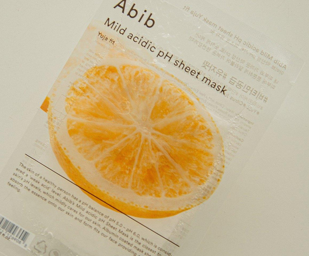 [Abib] Mild Acidic pH Sheet Mask #Yuja Fit 30ml*10EA - Ballagrio