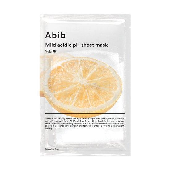 [Abib] Mild Acidic pH Sheet Mask #Yuja Fit 30ml*10EA - Ballagrio