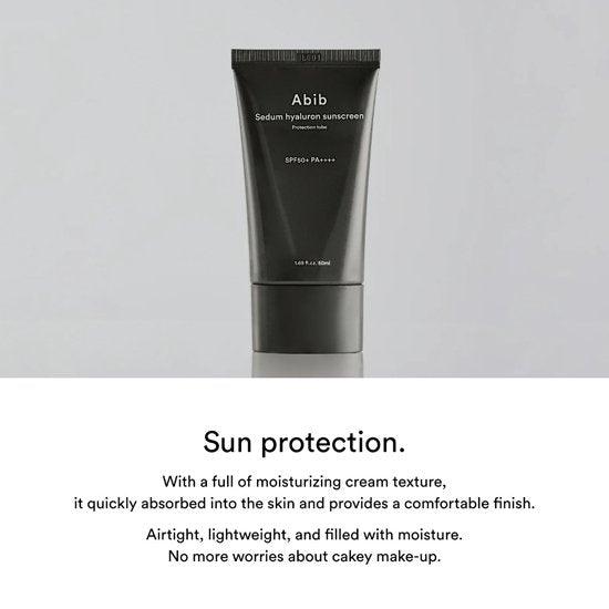 [Abib] Sedum Hyaluron Sunscreen Protection Tube SPF 50+ PA ++++ 50ml - Ballagrio