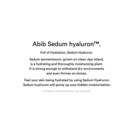 [Abib] Sedum Hyaluron Sunscreen Protection Tube SPF 50+ PA ++++ 50ml - Ballagrio