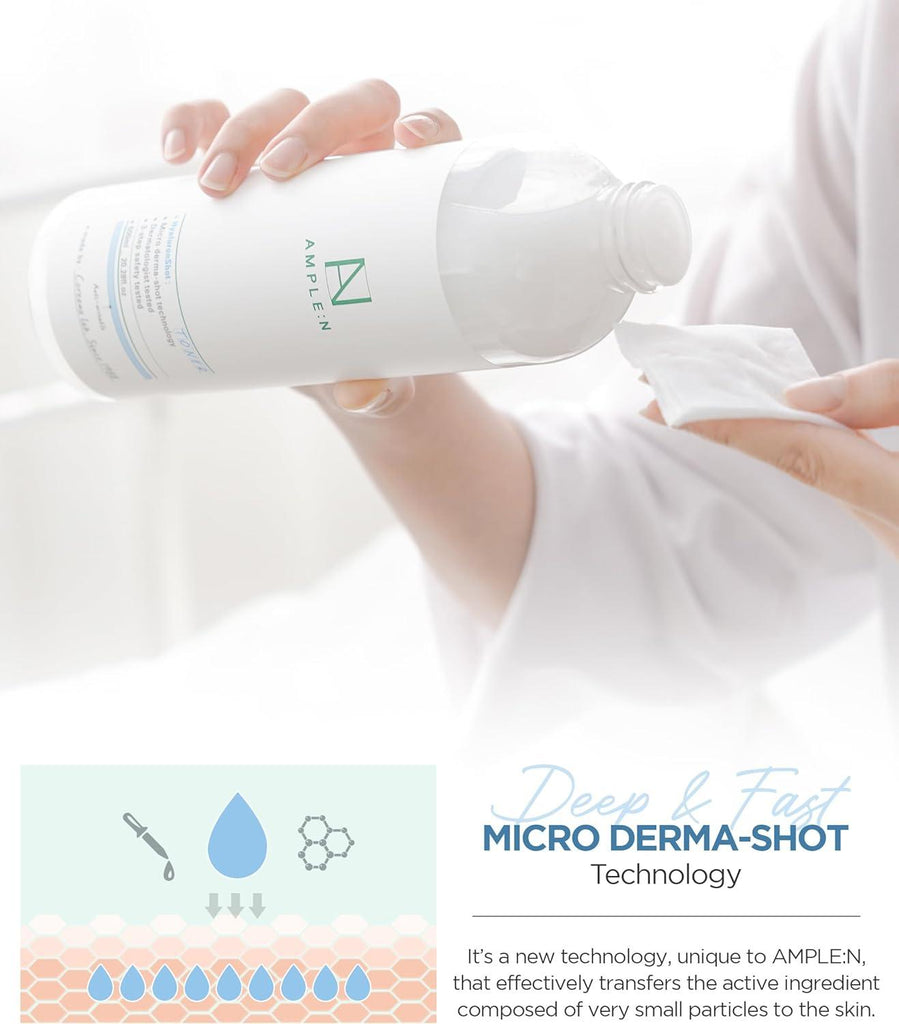 [AMPLE:N] Hyaluron Shot Toner 600ml - Ballagrio