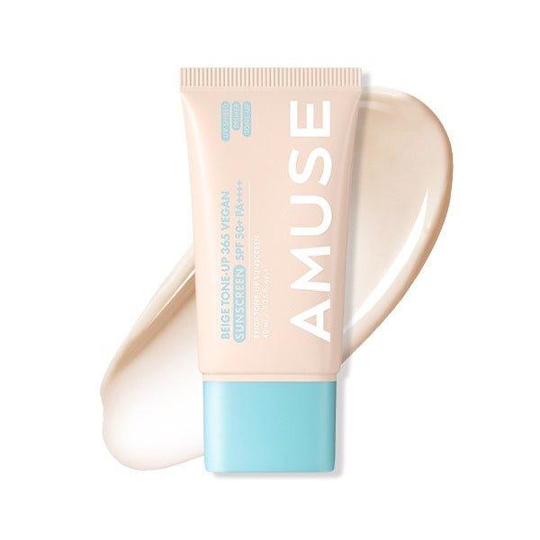 [AMUSE] Beige Tone Up 365 Vegan Sunscreen SPF 50+ PA++++ 40ml - Ballagrio