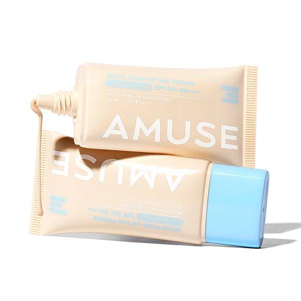 [AMUSE] Beige Tone Up 365 Vegan Sunscreen SPF 50+ PA++++ 40ml - Ballagrio