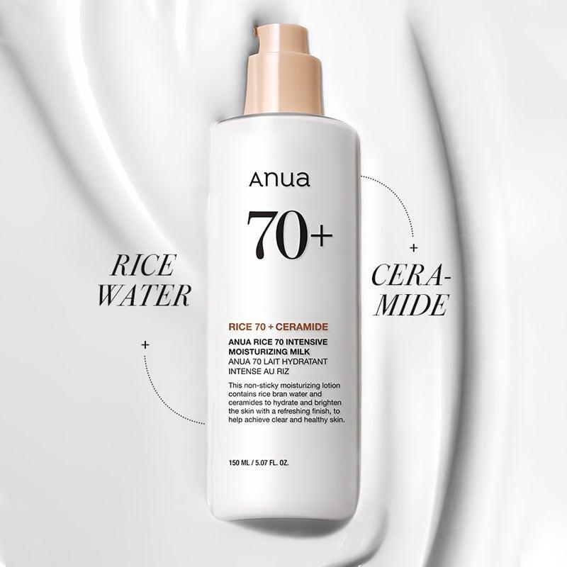 [Anua] Rice 70 Intensive Moisturizing Milk 150ml - Ballagrio