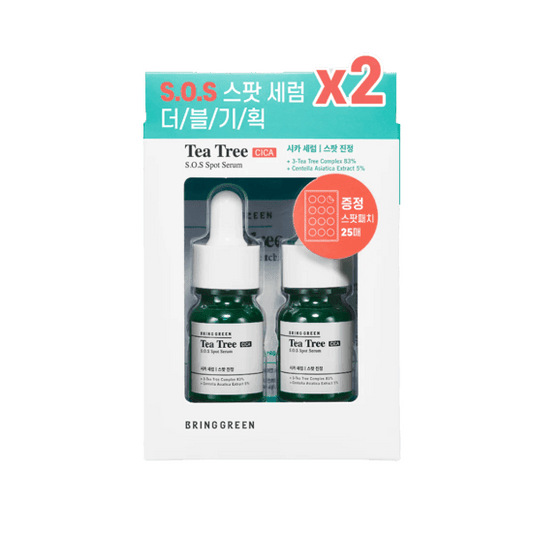 [BRING GREEN] Tea Tee Cica SOS Spot Serum 13ml+13ml Set