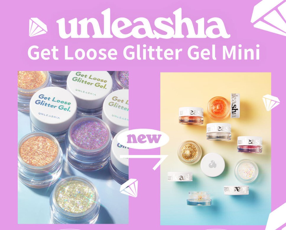UNLEASHIA Get Loose Glitter Gel 7 Colors