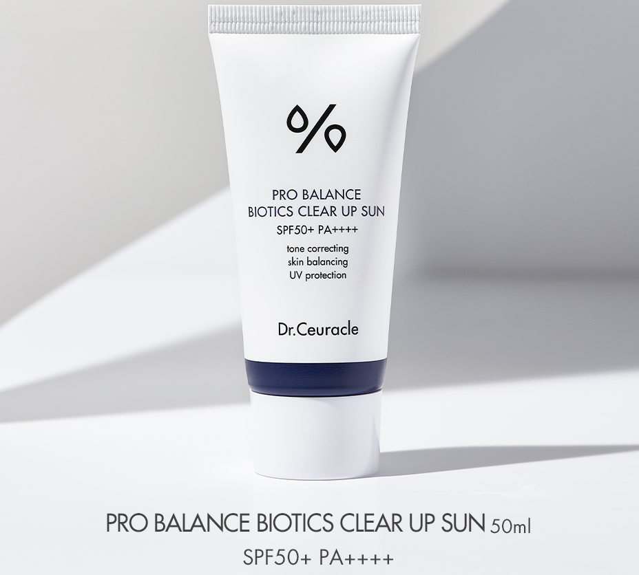 [Dr.Ceuracle] Pro Balance Biotics Clear Up Sun SPF 50+ PA++++ 50ml